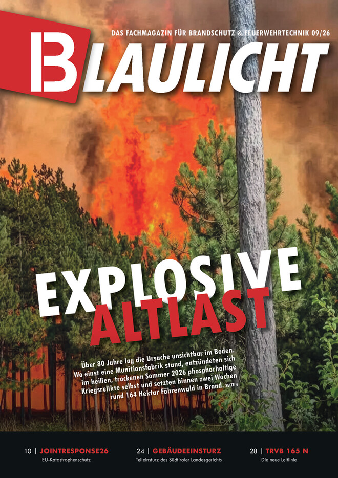 Titelseite Blaulicht 9/2026